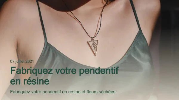 Fabriquez votre pendentif en résine Image