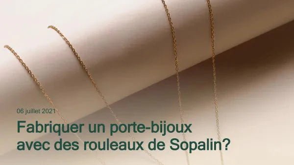 Fabriquer un porte-bijoux avec des rouleaux de Sopalin Image