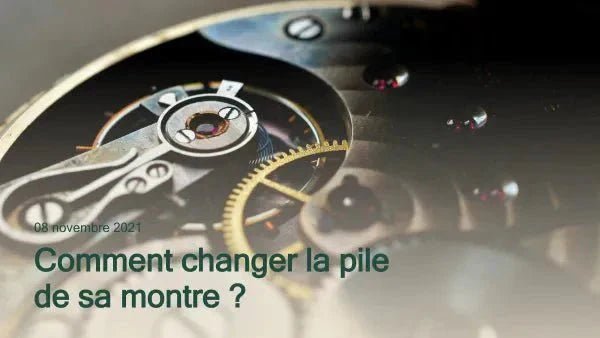 Comment changer la pile de sa montre Image
