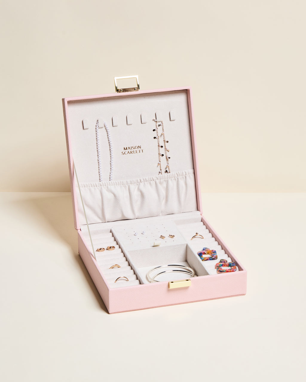 Anne PU Leather Jewelry Box