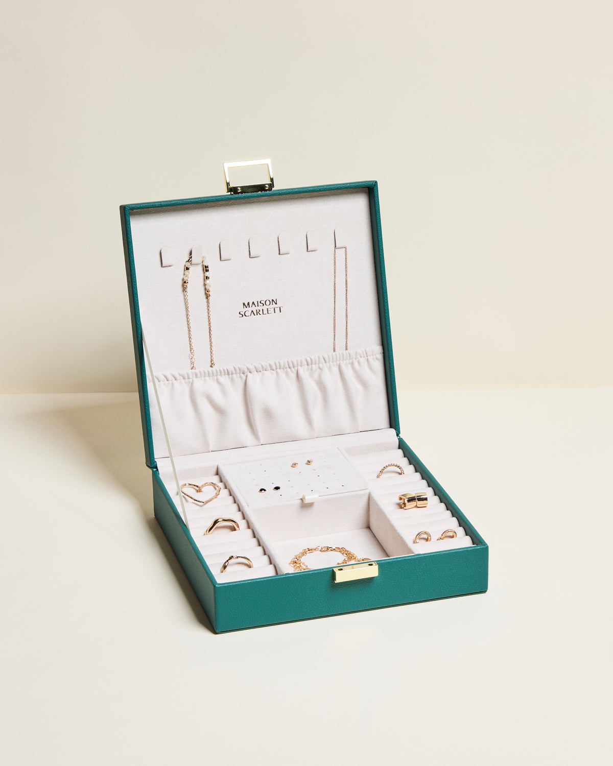 Anne PU Leather Jewelry Box