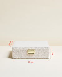 Anne bouclé jewelry box