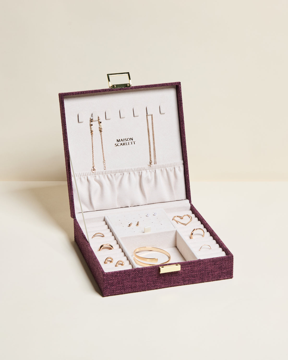 Anne Linen Jewelry Box