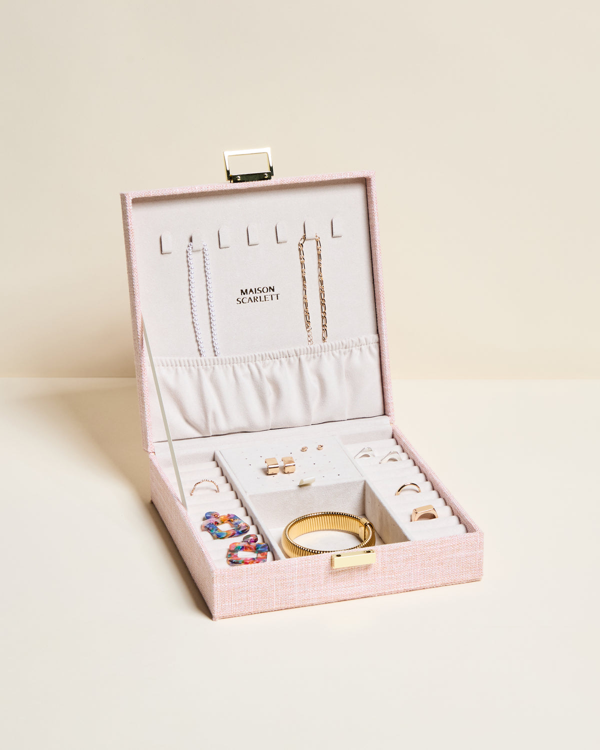 Anne Linen Jewelry Box