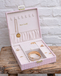 Anne houndstooth jewelry box - outlet