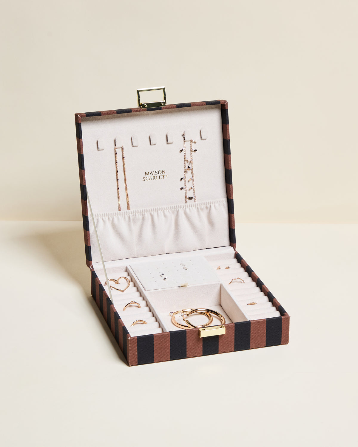 Anne Stripes Jewelry Box