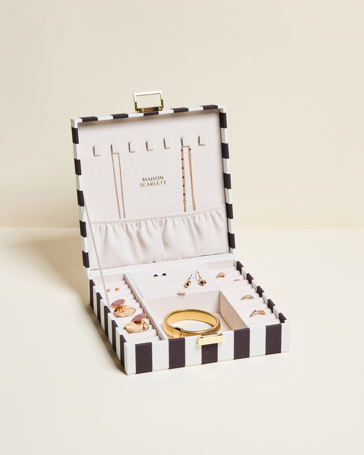 Anne Stripes Jewelry Box