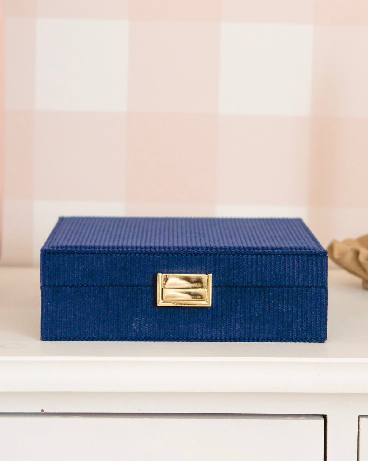 Anne corduroy jewelry box - outlet