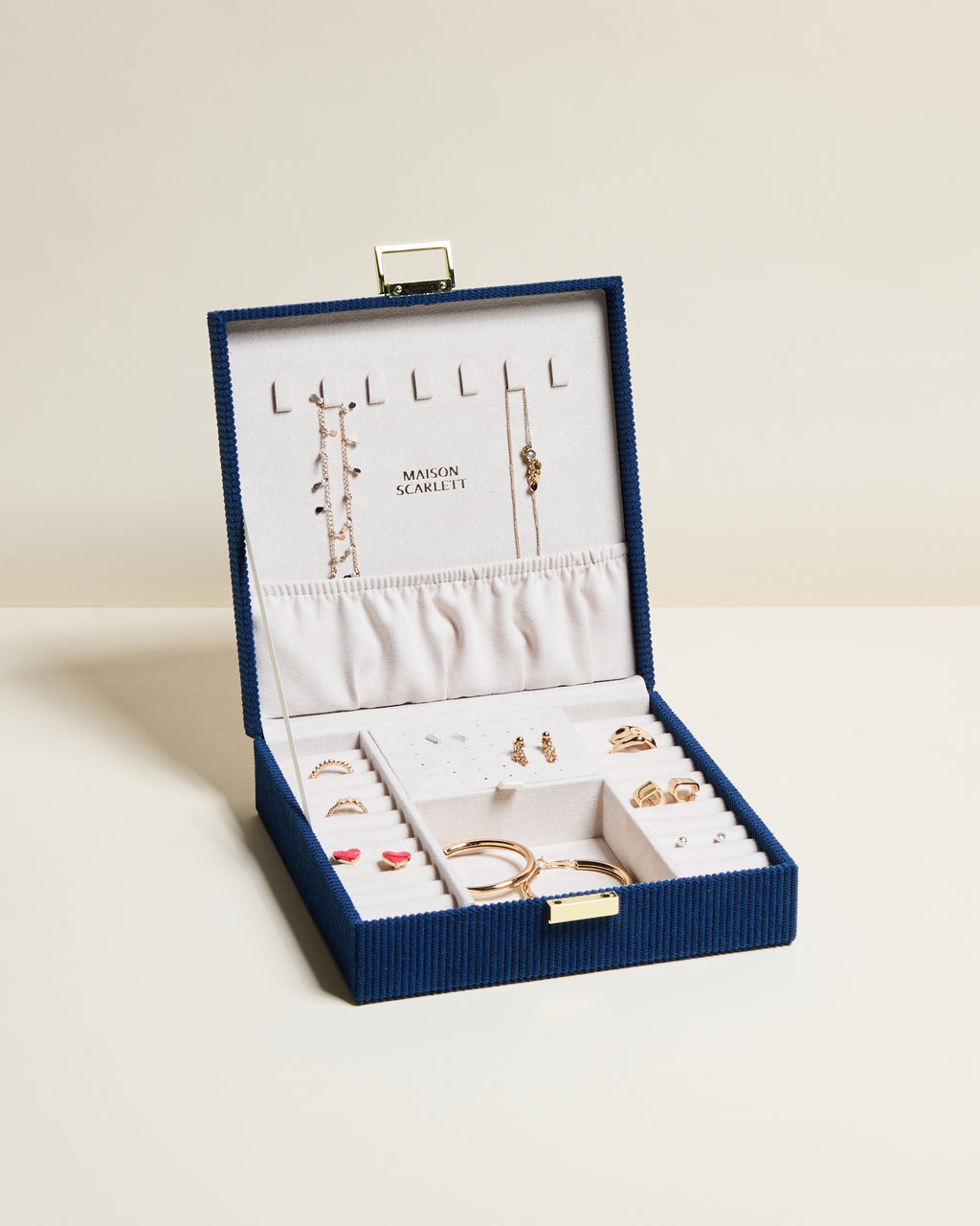Anne Corduroy Jewelry Box