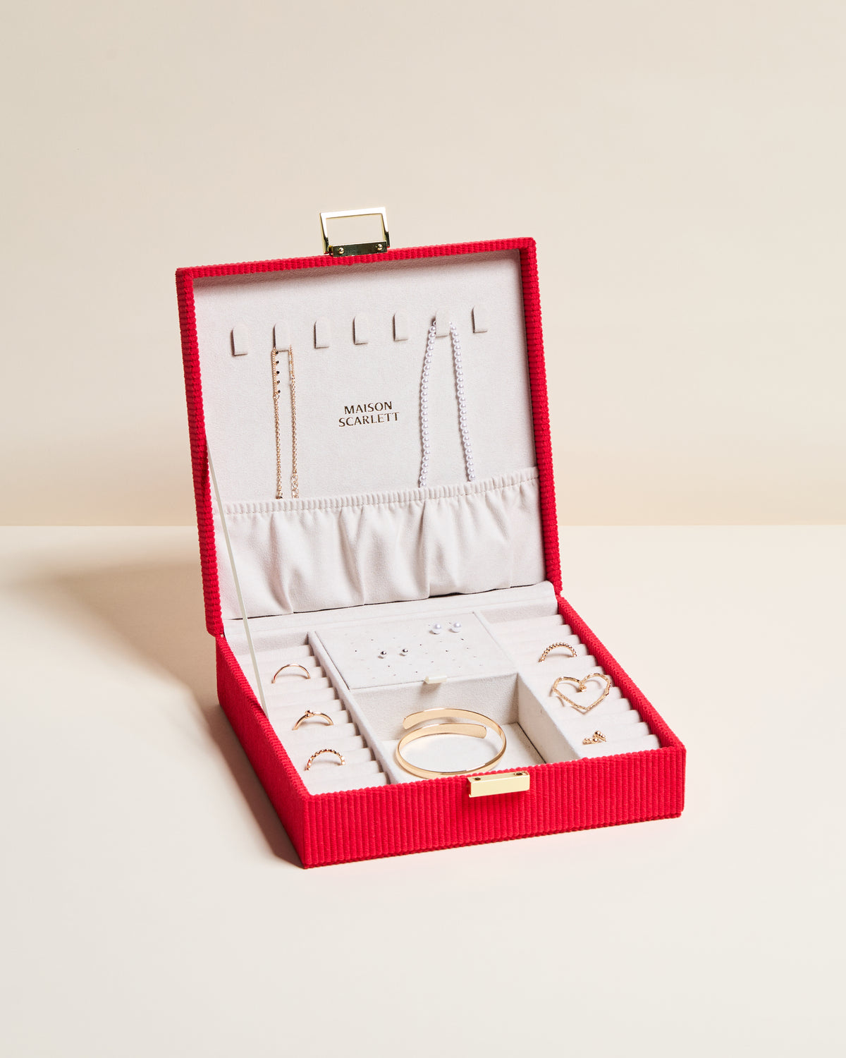 Anne corduroy jewelry box
