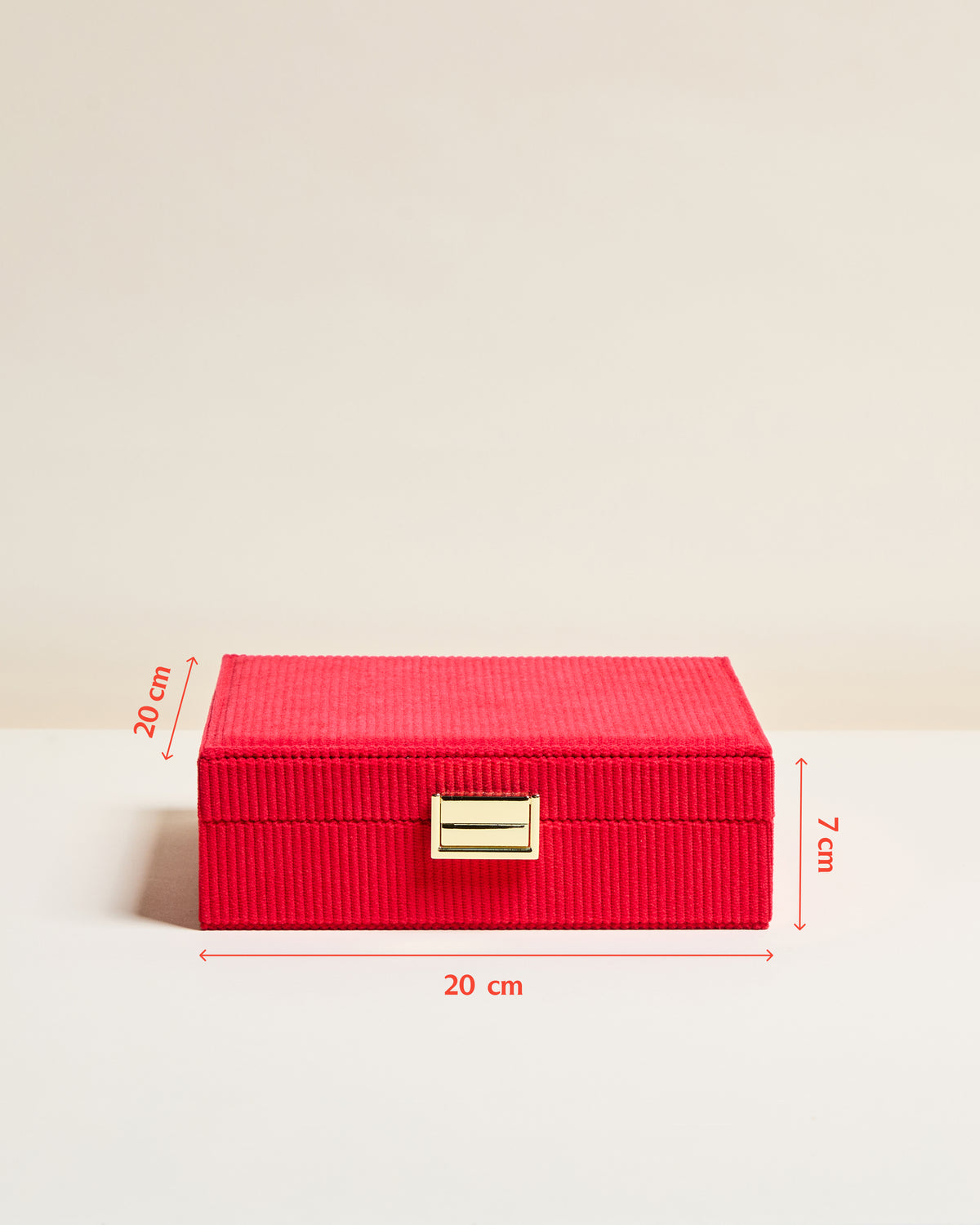 Anne Corduroy Jewelry Box