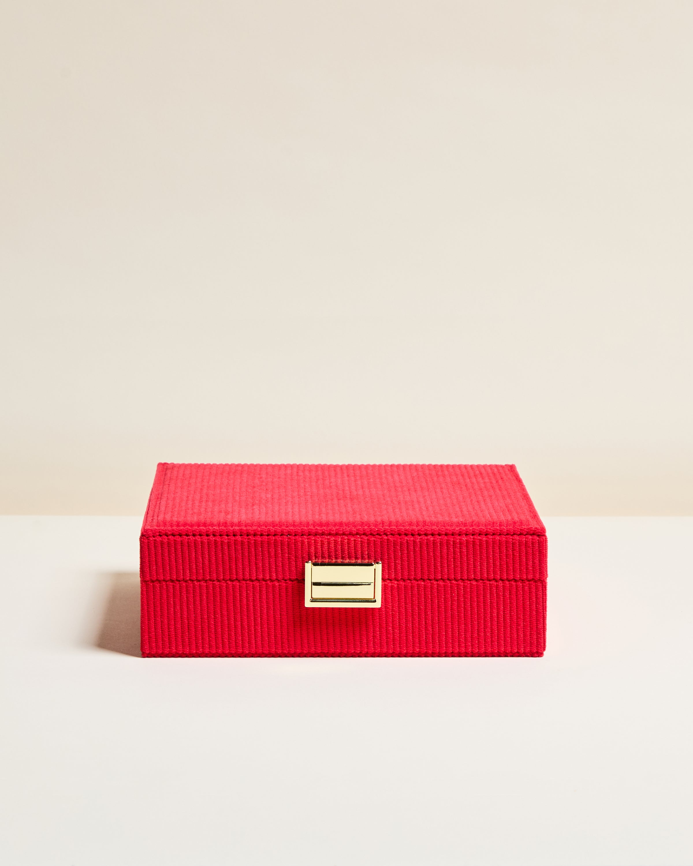 Anne Corduroy Jewelry Box