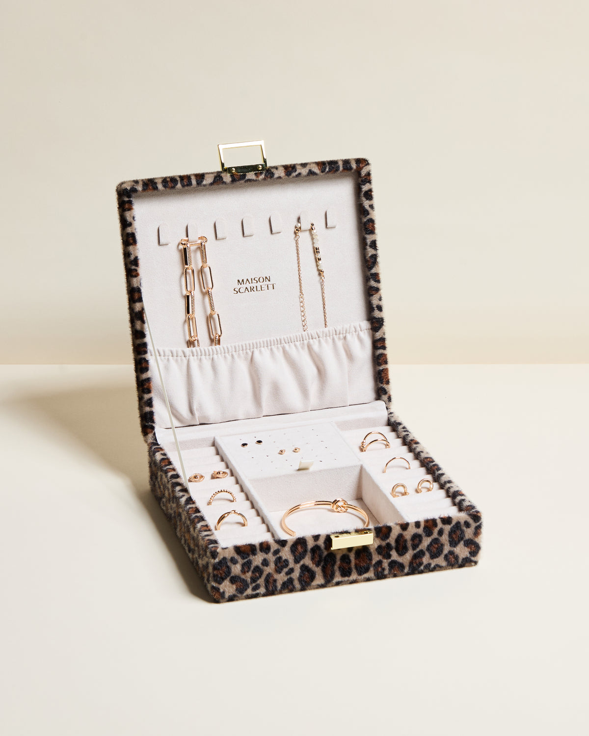 Anne leopard jewelry box