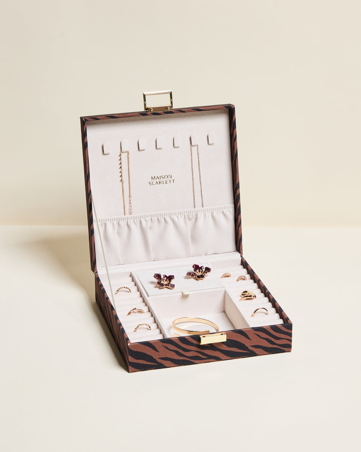 Anne Zebra Jewelry Box