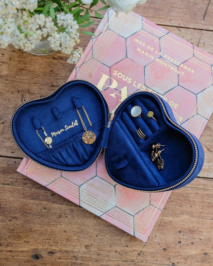 Celeste Heart Jewelry Box