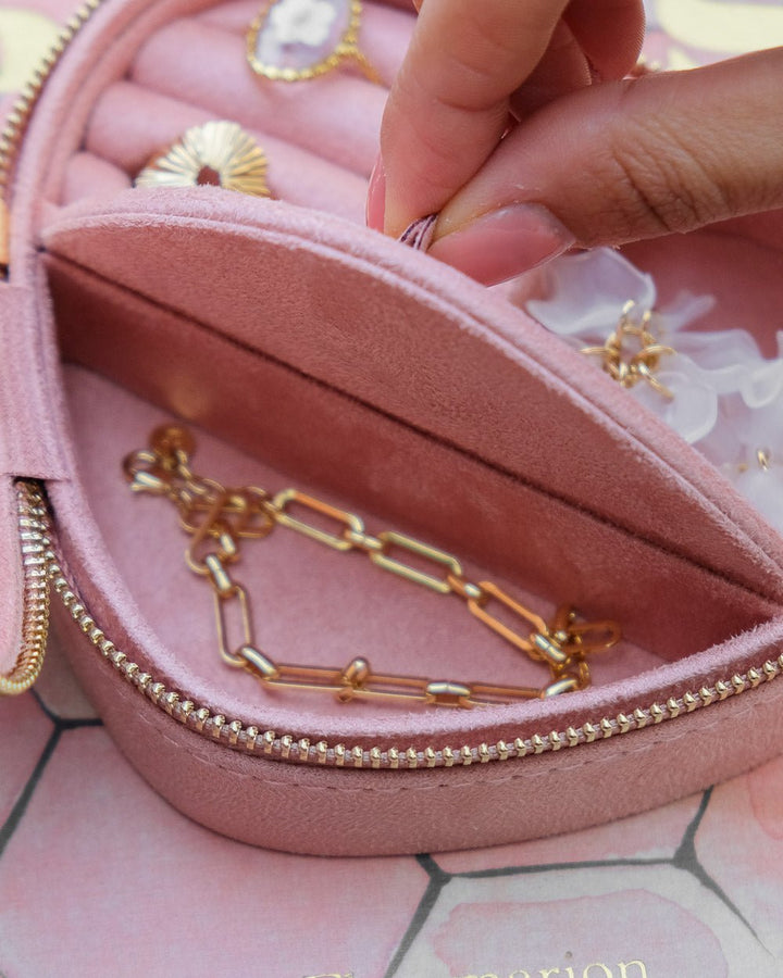 Celeste Heart Jewelry Box