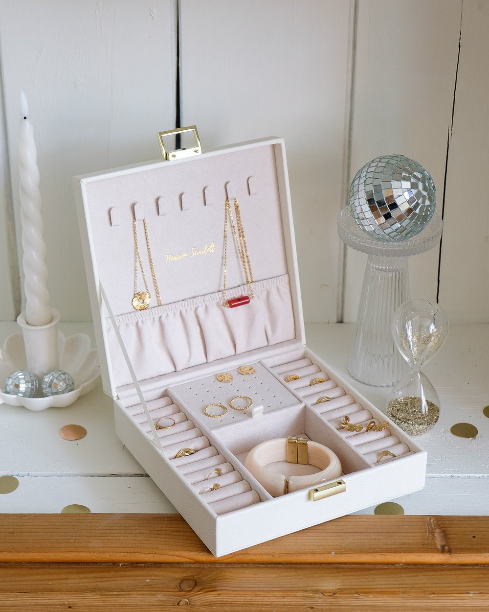 Anne PU jewelry box - outlet