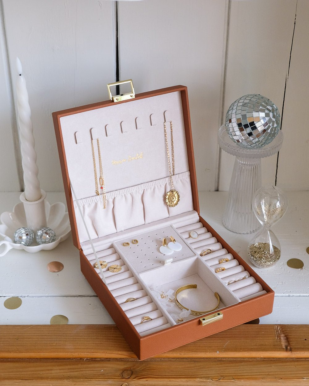 Anne PU jewelry box - outlet