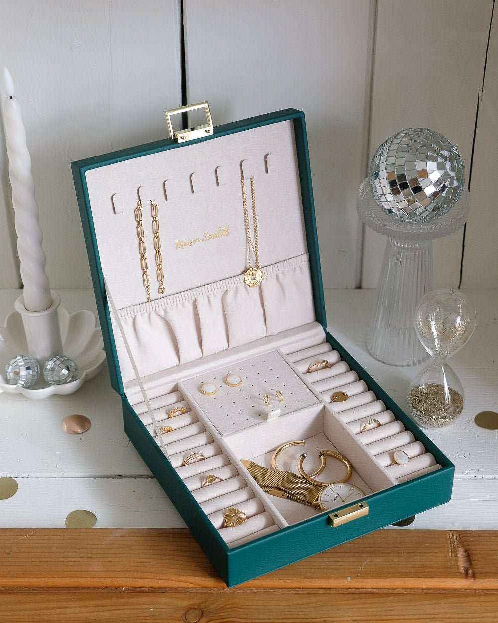 Anne PU jewelry box - outlet