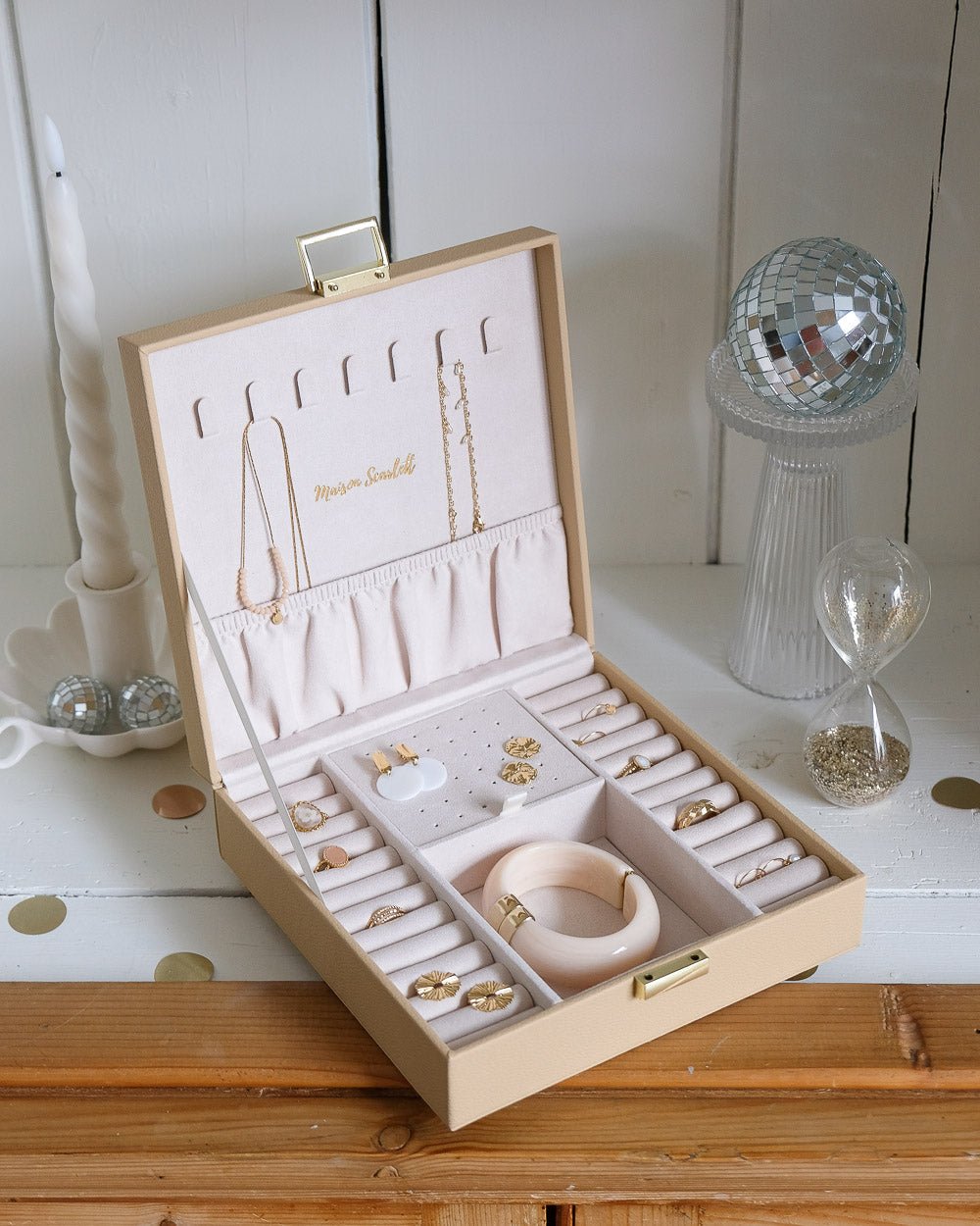 Anne PU jewelry box - outlet