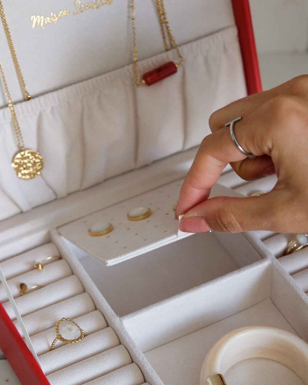 Anne PU jewelry box - outlet