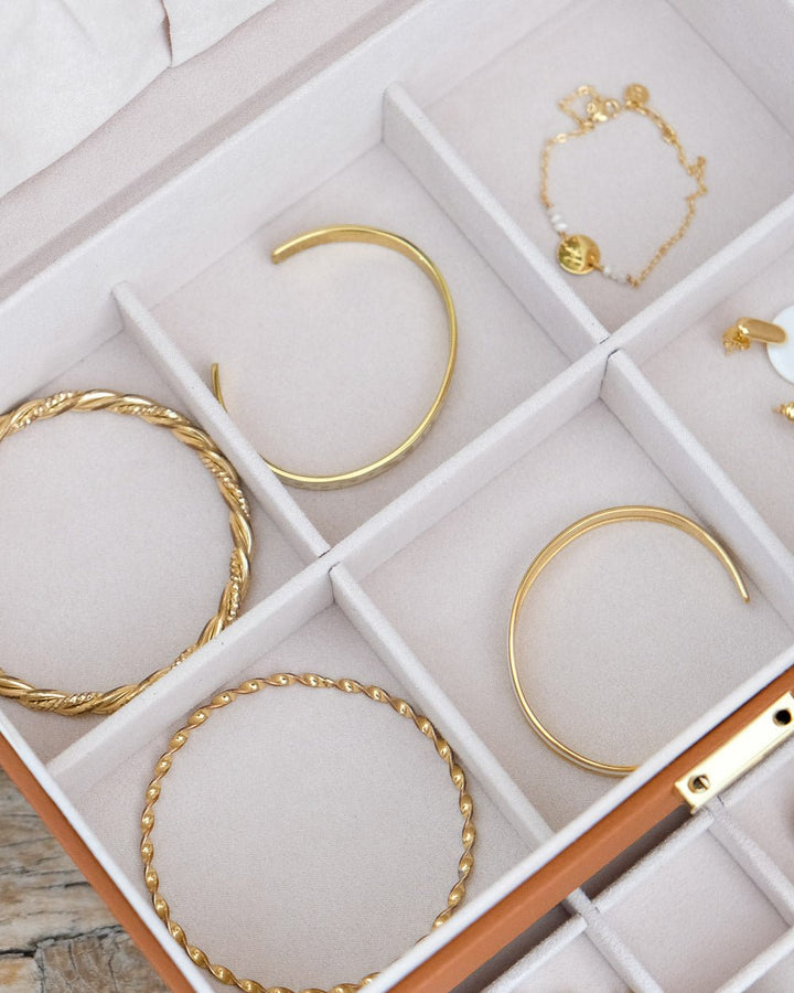 Denise PU leather jewelry box