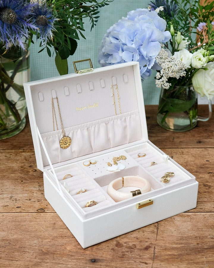 Louise PU leather jewelry box