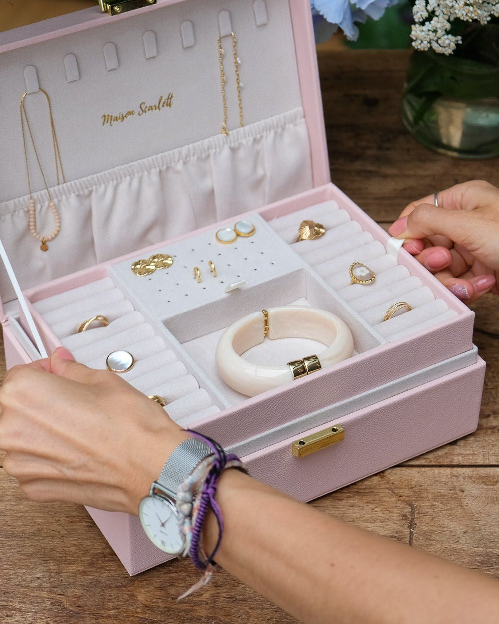 Louise PU jewelry box - Outlet