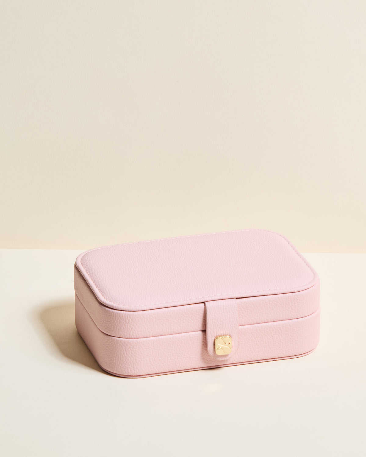 Brigitte PU leather travel jewelry box