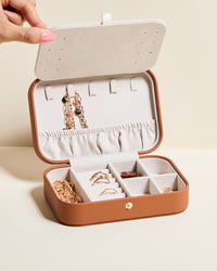 Brigitte PU Travel Jewelry Box