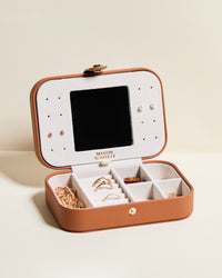 Brigitte PU Travel Jewelry Box