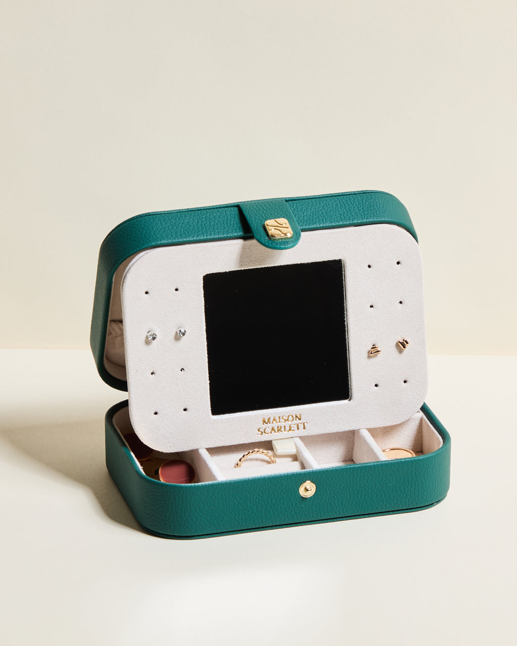 Brigitte PU Travel Jewelry Box