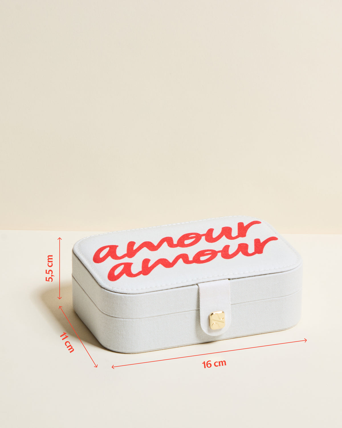 Brigitte Amour Amour Travel Jewelry Box