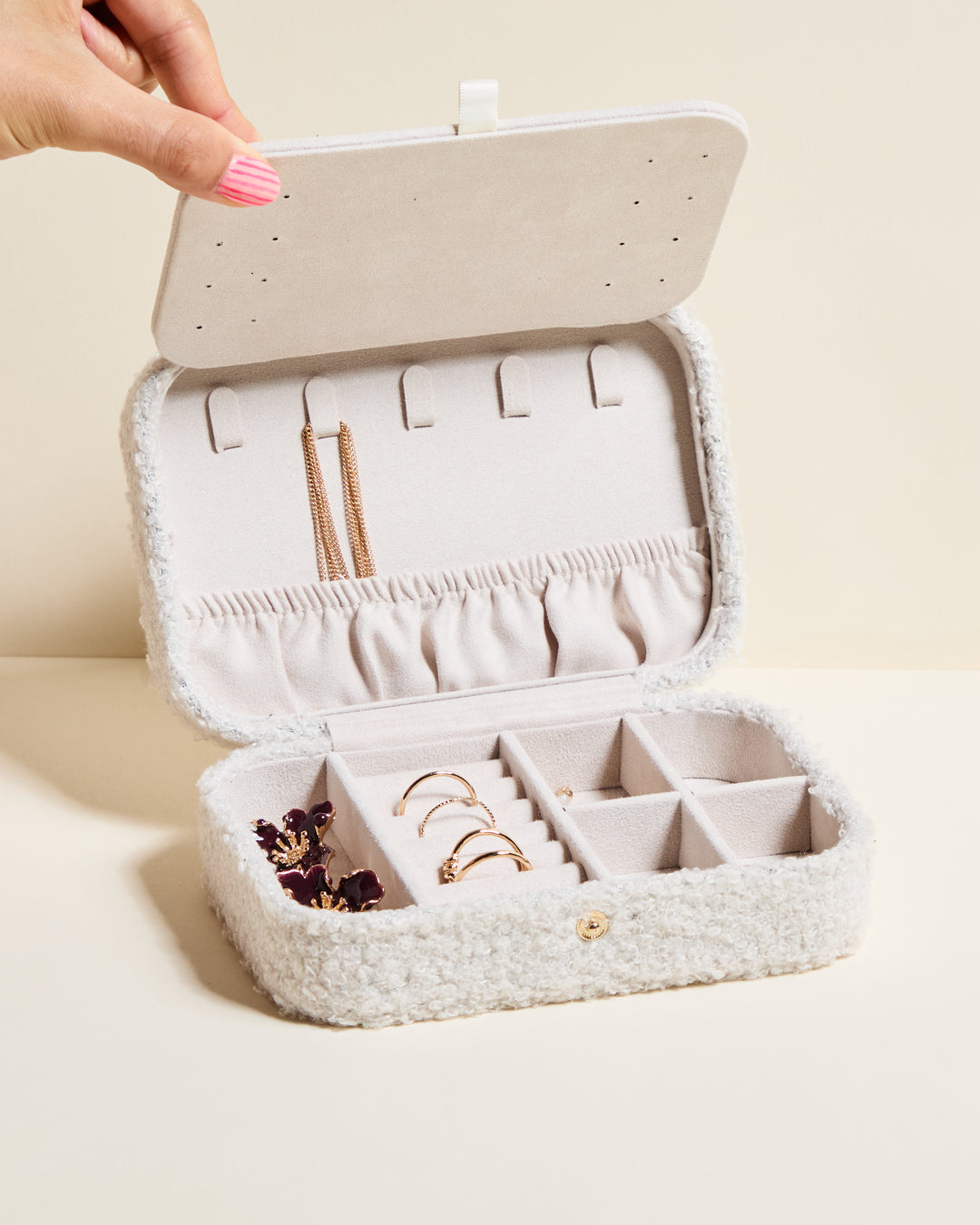 Brigitte teddy travel jewelry box
