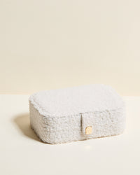 Brigitte travel jewelry box in bouclé