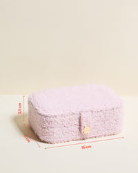 Brigitte travel jewelry box in bouclé