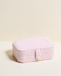 Brigitte travel jewelry box in bouclé