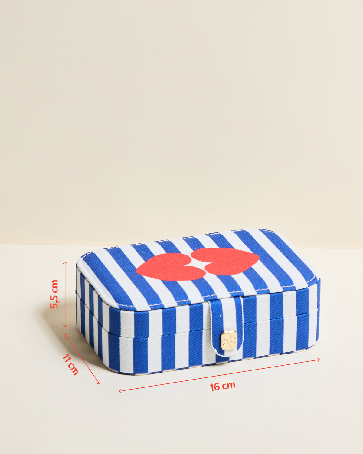 Brigitte Kiss Kiss Travel Jewelry Box