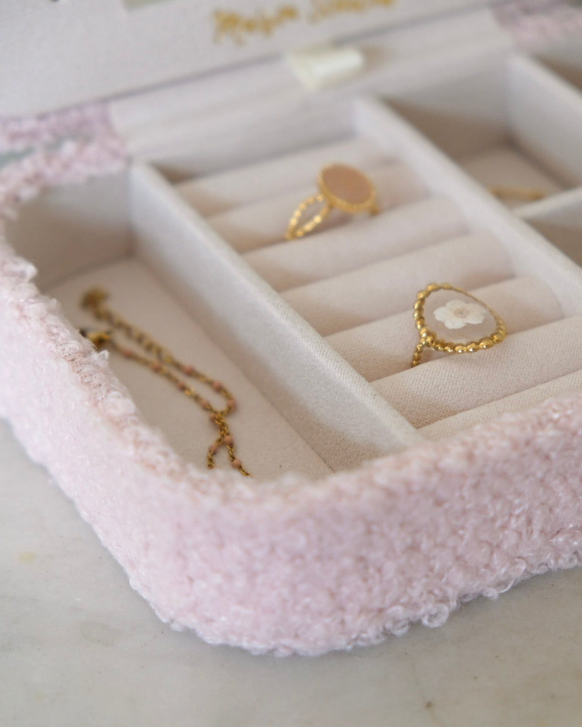 Brigitte Fleece Travel Jewelry Box - Outlet