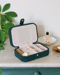 Brigitte Fleece Travel Jewelry Box - Outlet