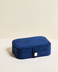 Brigitte velvet travel jewelry box