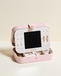 Brigitte velvet travel jewelry box