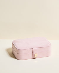 Brigitte velvet travel jewelry box