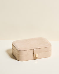 Brigitte velvet travel jewelry box