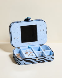 Brigitte Zebra Travel Jewelry Box