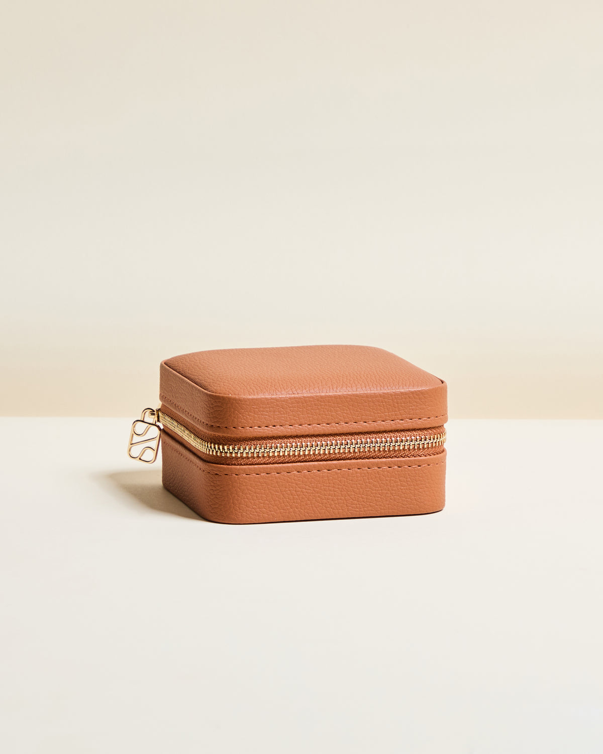 Corinne PU leather travel jewelry box