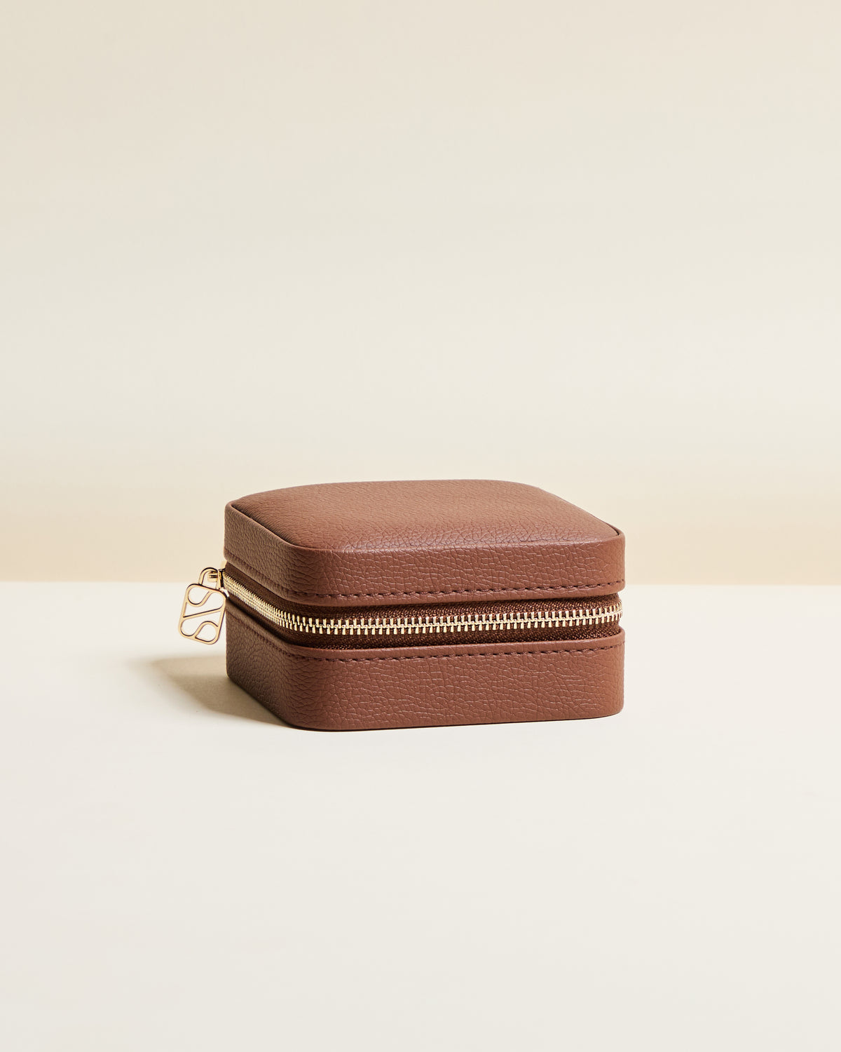 Corinne PU leather travel jewelry box
