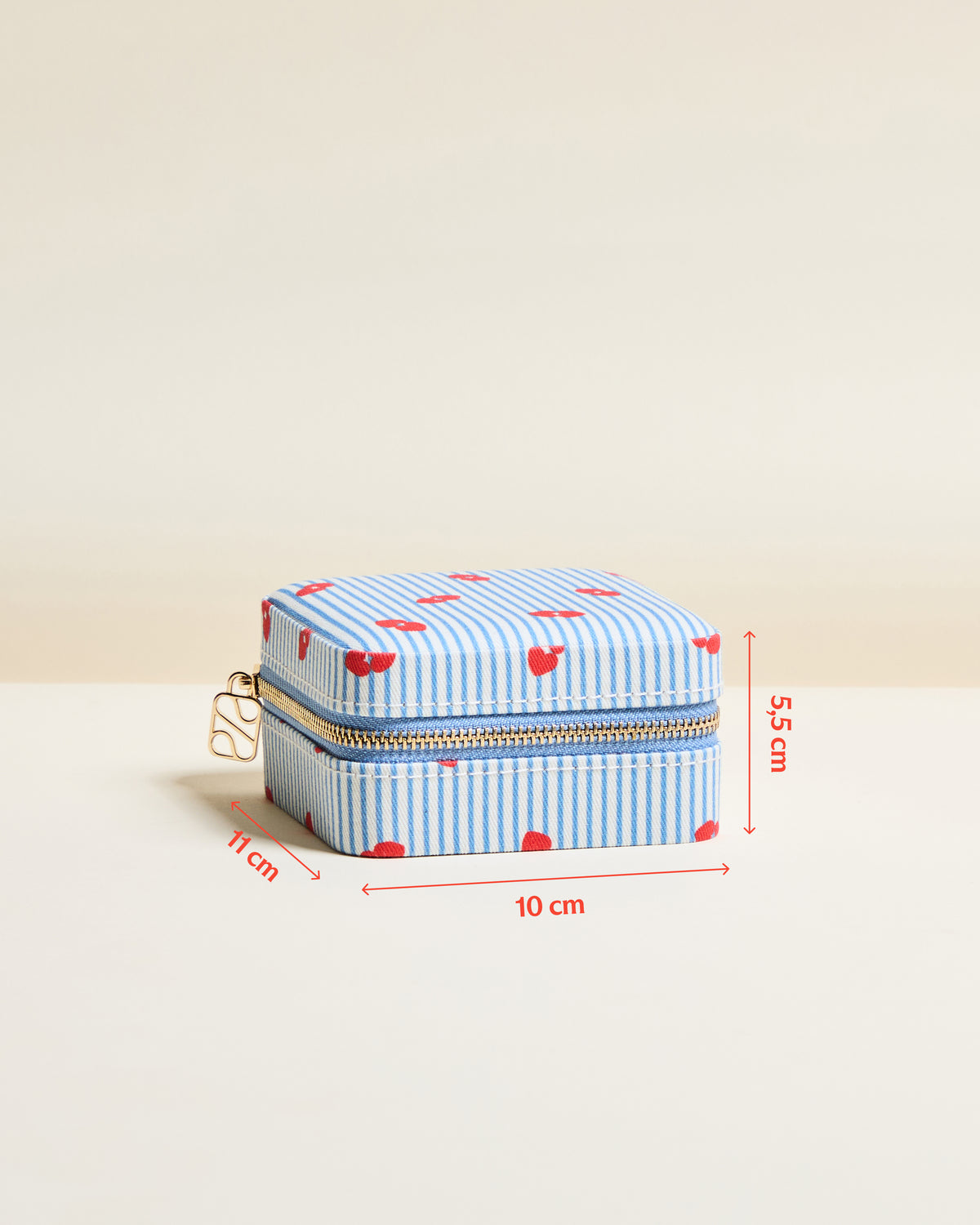 Corinne Half-Spoken Travel Jewelry Box