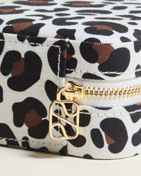 Corinne Leopard Travel Jewelry Box