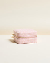 Corinne Linen Travel Jewelry Box